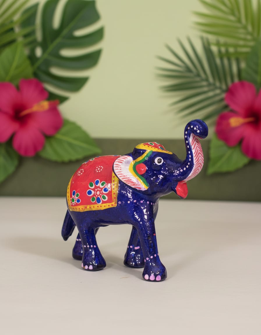 6 inch Elephant Blue