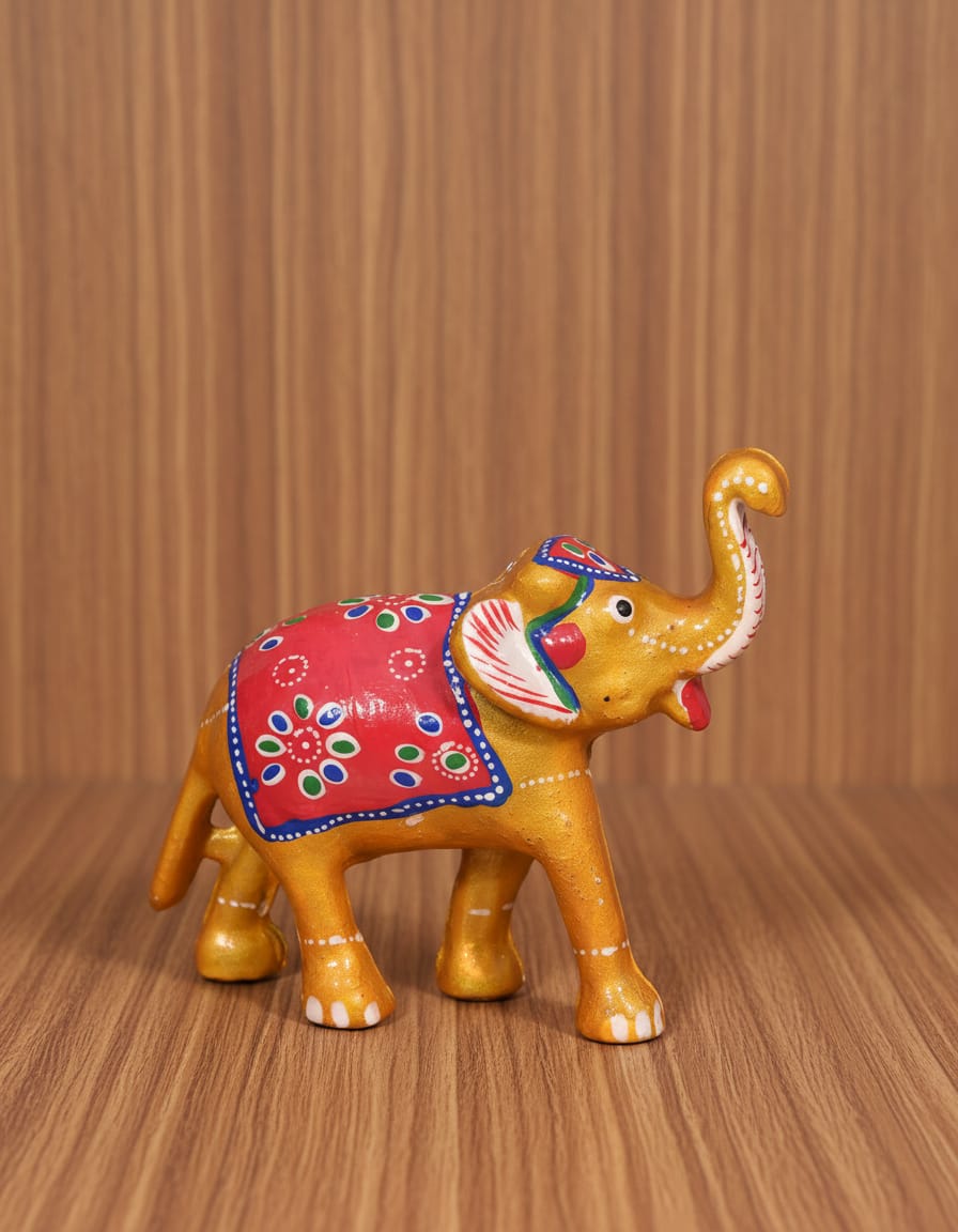 6 inch elephant golden