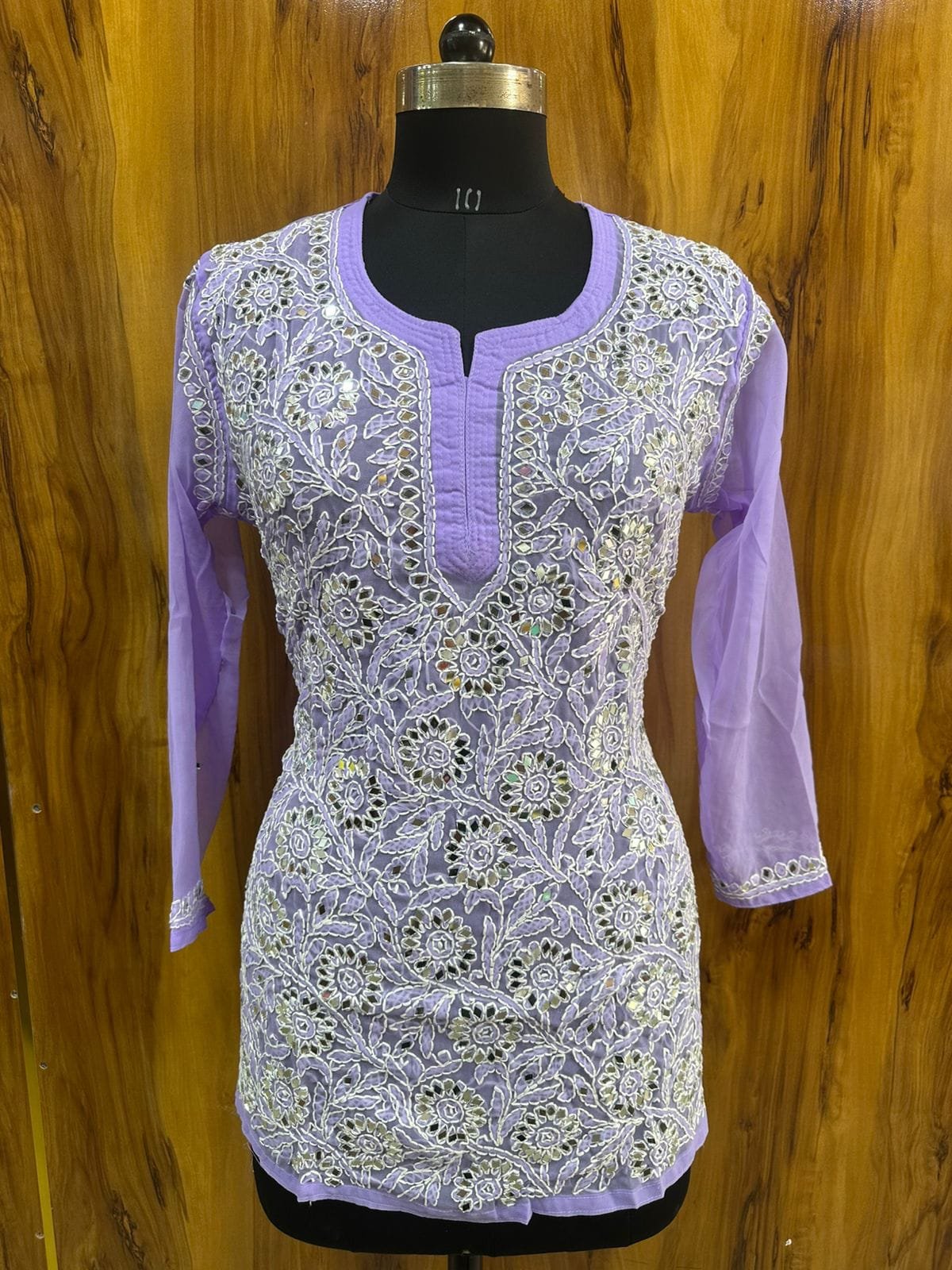 Rayon Chikankari Kurta