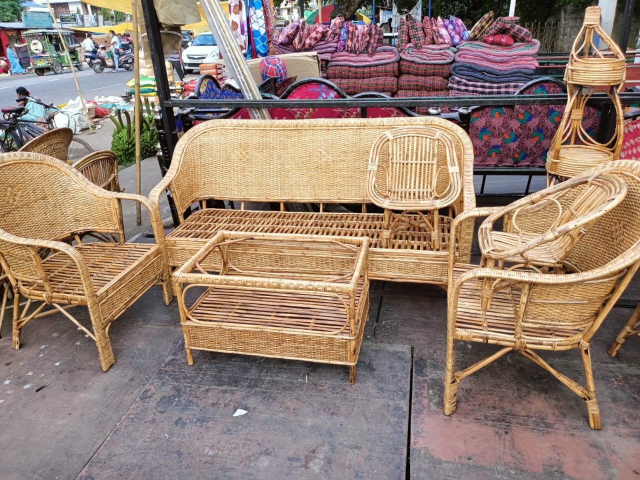 Bamboo Sofa Set