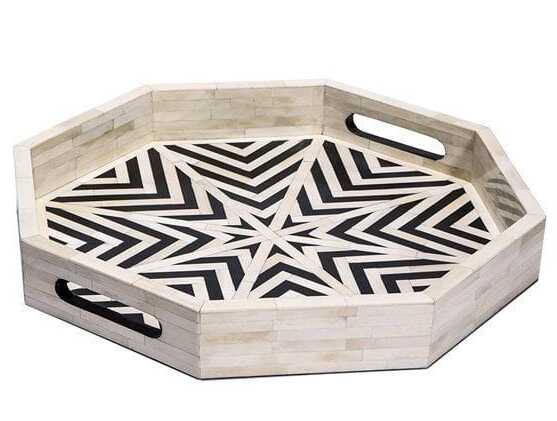 WOODEN DESIGNER TRAY