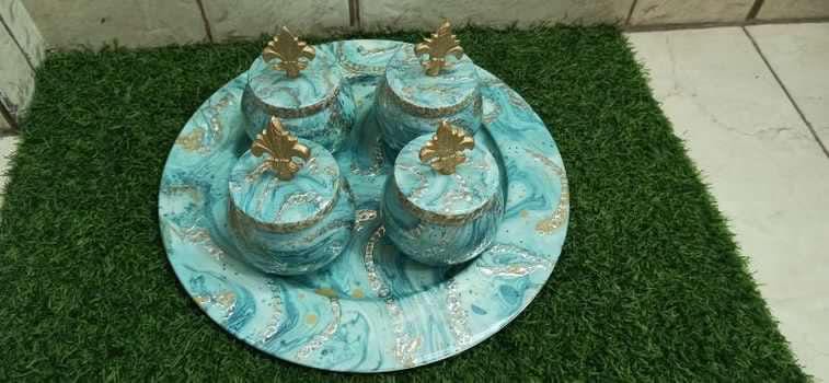 Brass Printed Container