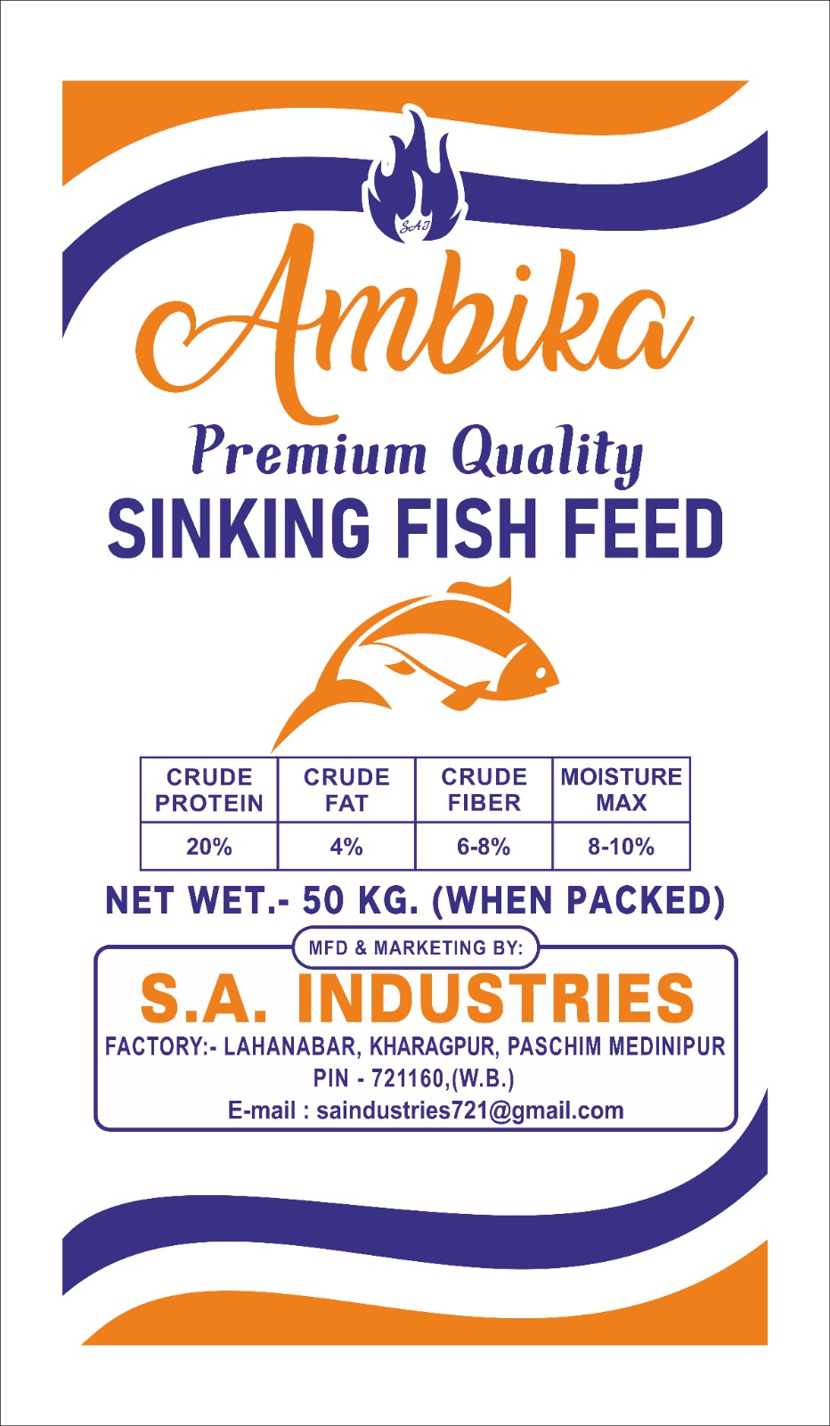 Sinking Fish Feed