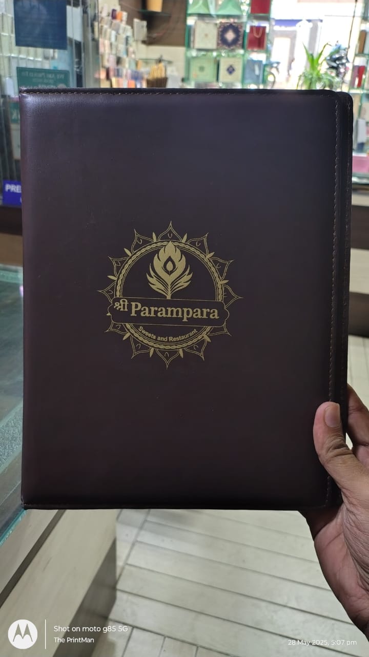 Leather Menu Folder 