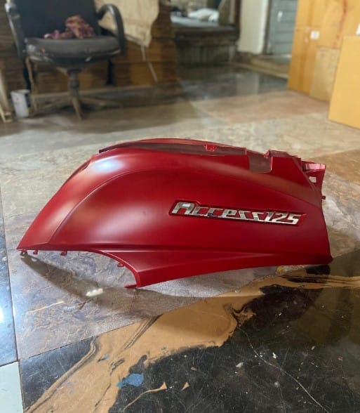 Back Panel for a Suzuki Access 125 scooter, specifically in red.