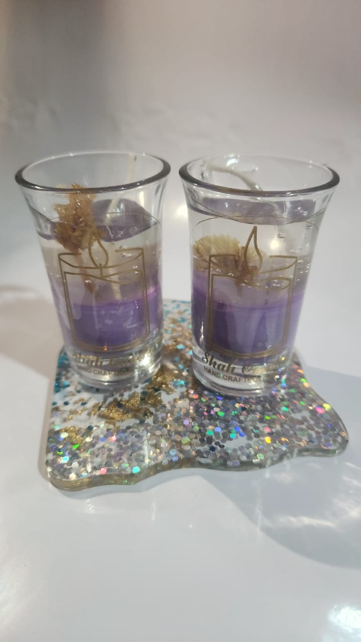 Decorative Candle lavender fragrance 