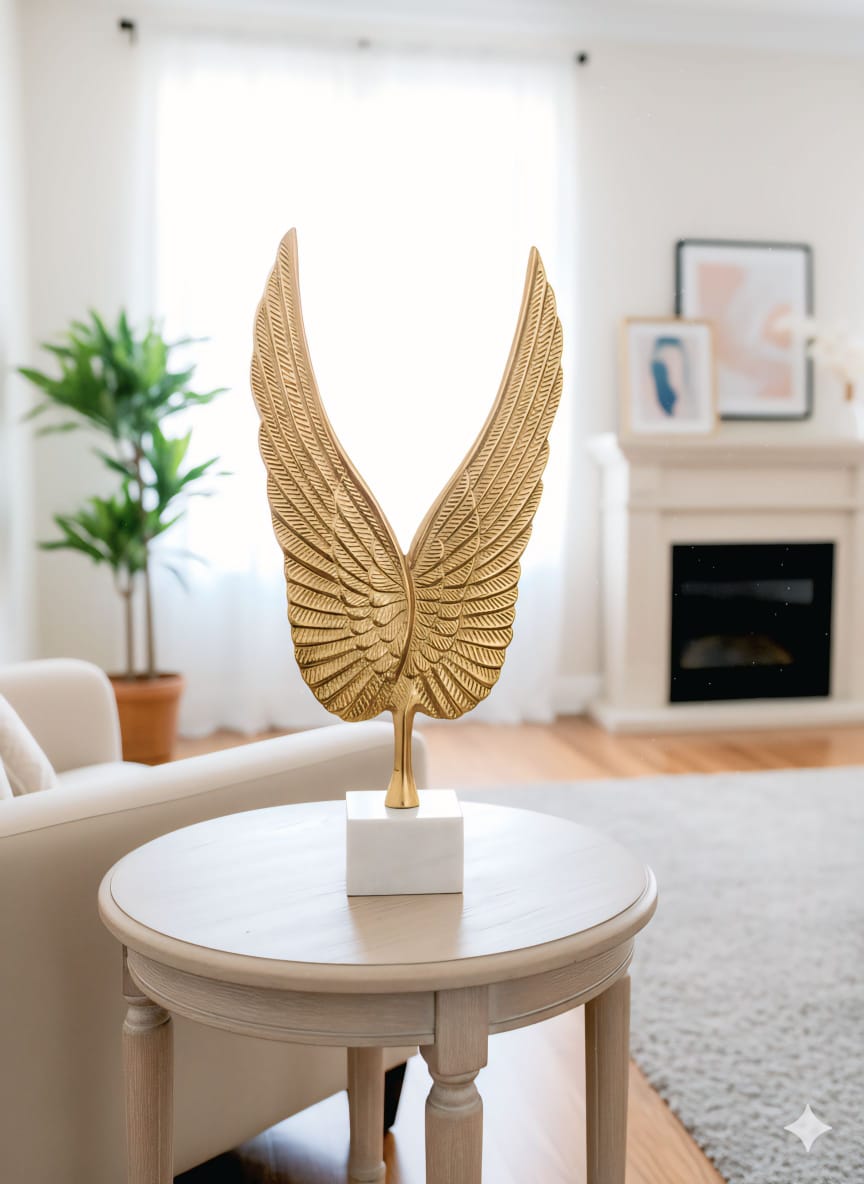 Golden Unique Brass Crafts Showpiece