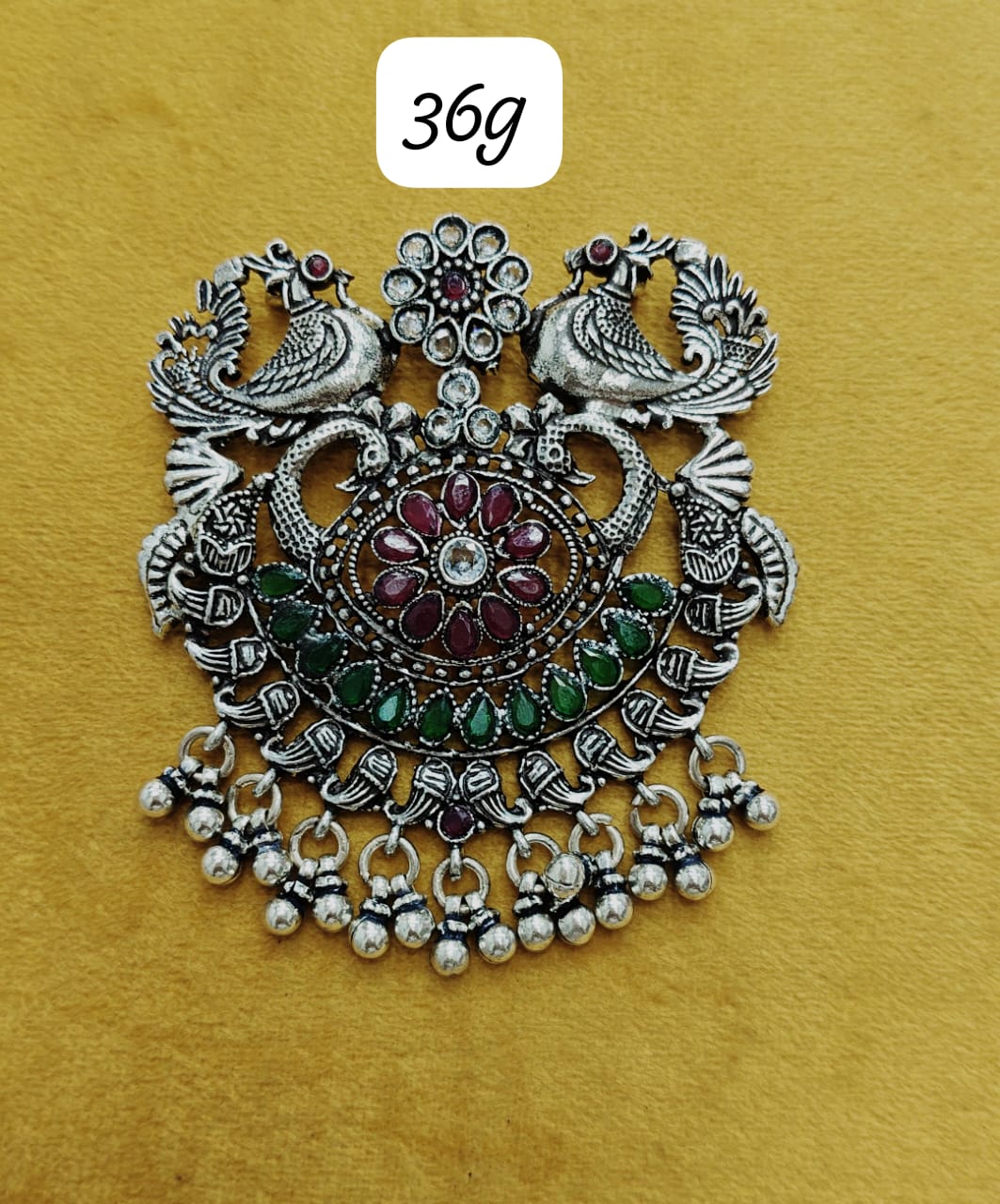 Oxidized Silver Pendant