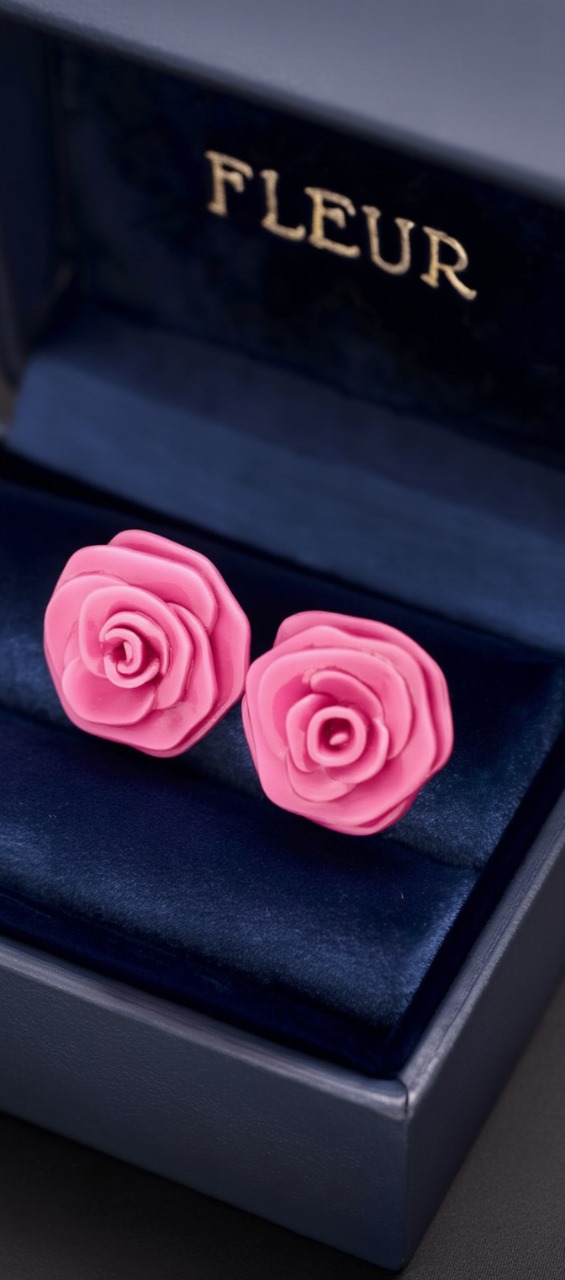 Rose Shaped Earing