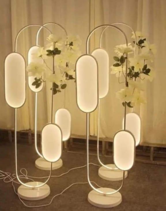 Modern Floral LED Floor Lamp Decoration