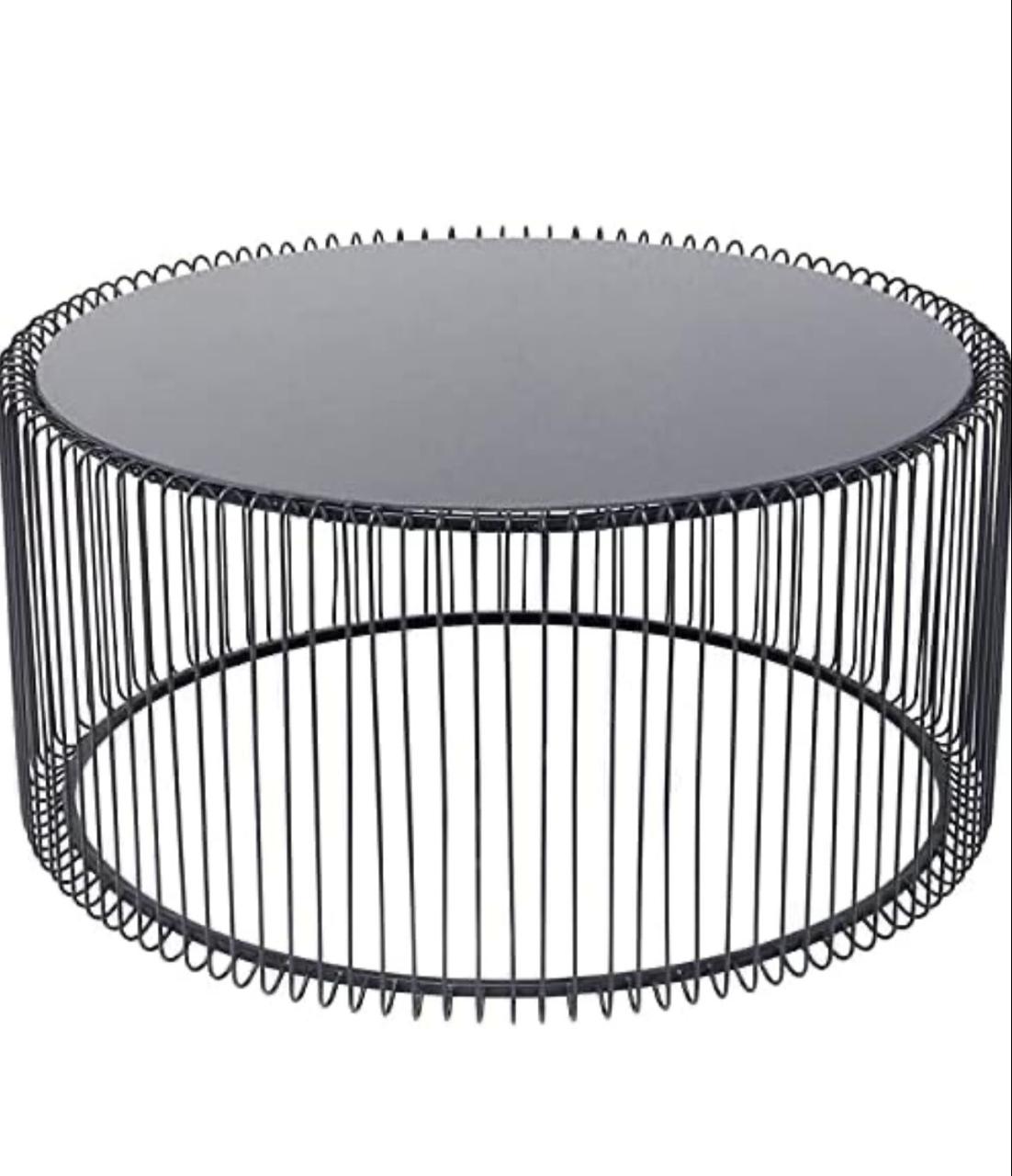 KARE Coffee Table Wire Uno Black 
