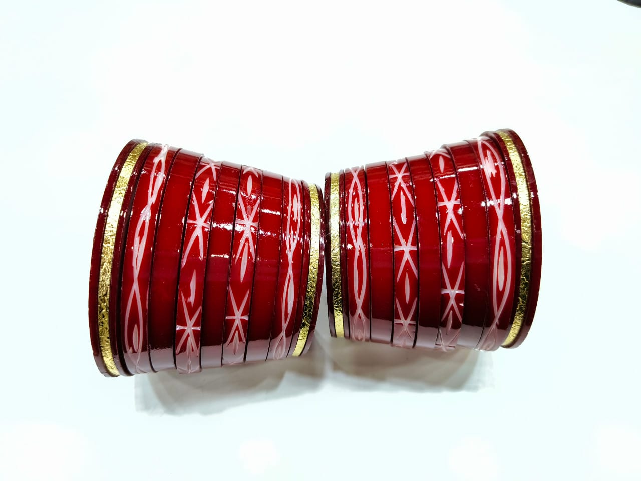 Elegant Rajwadi chura Bangles