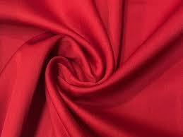 Hospital red vat dyed cotton fabric