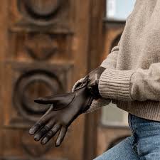 leather gloves