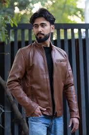 leather jacket men