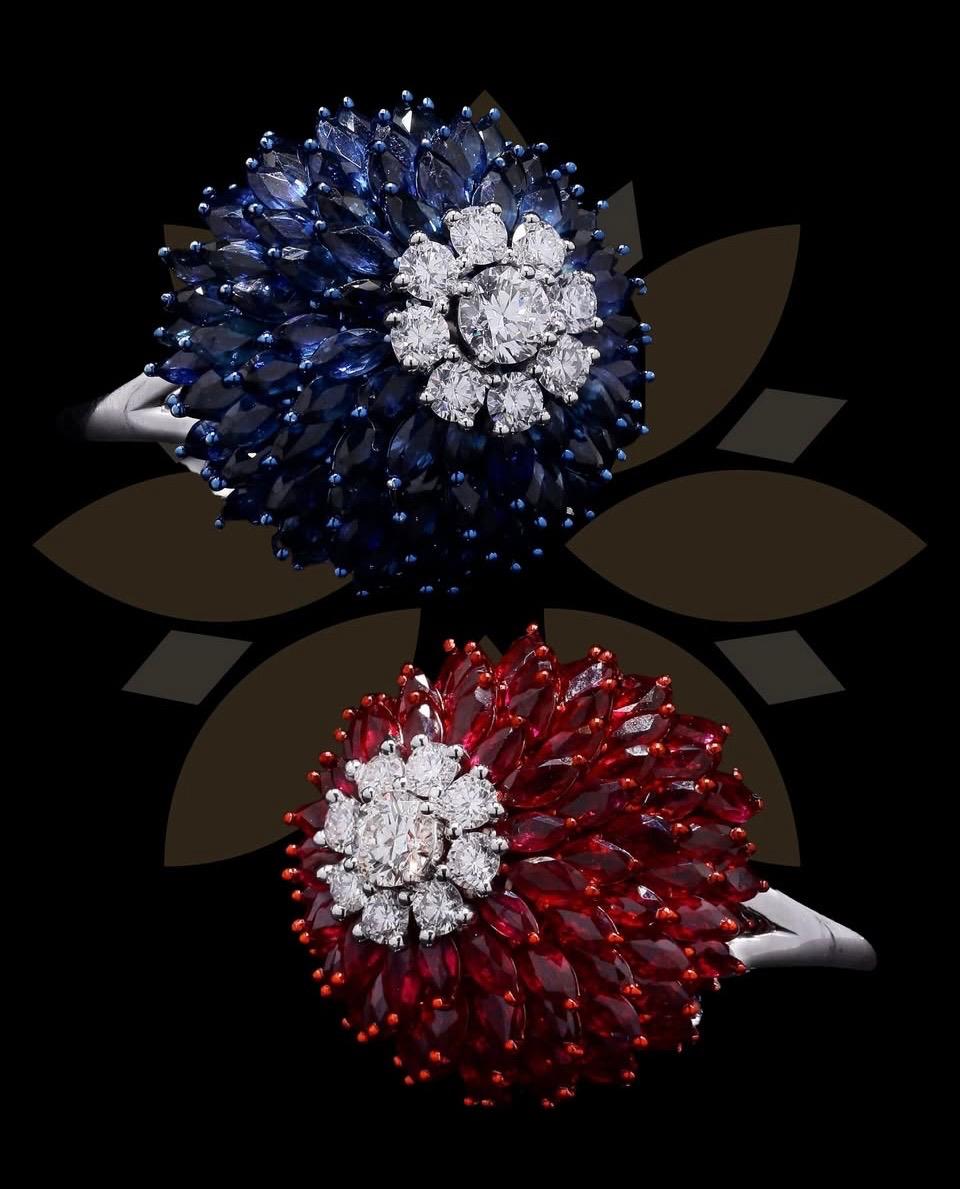 Kaka nili with diamond ring