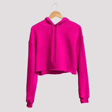 Lades Crop Hoodie Jacket 