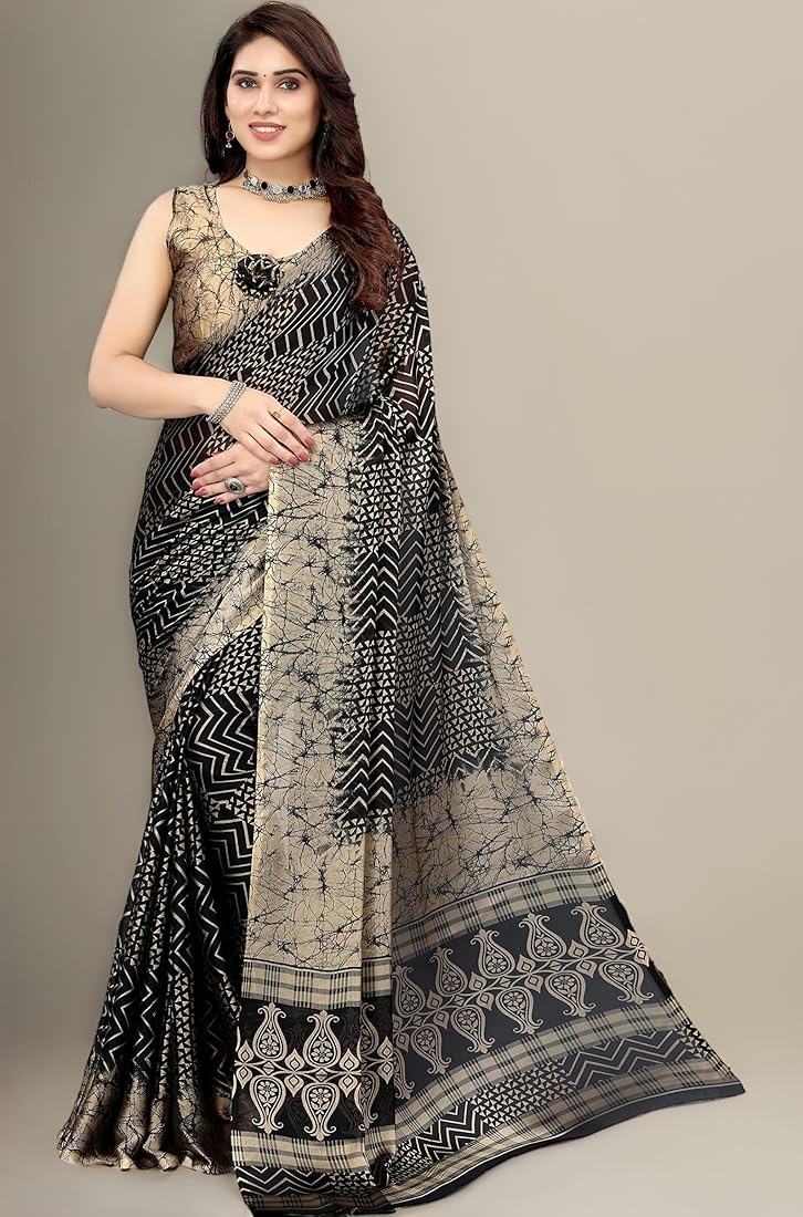 Printed Chiffon Sarees