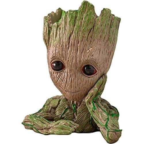 Baby Groot Planter Pot | Polyresin Groot Flower Pot & Pen Stand
