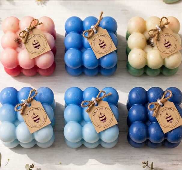 Bubble Cube Candles