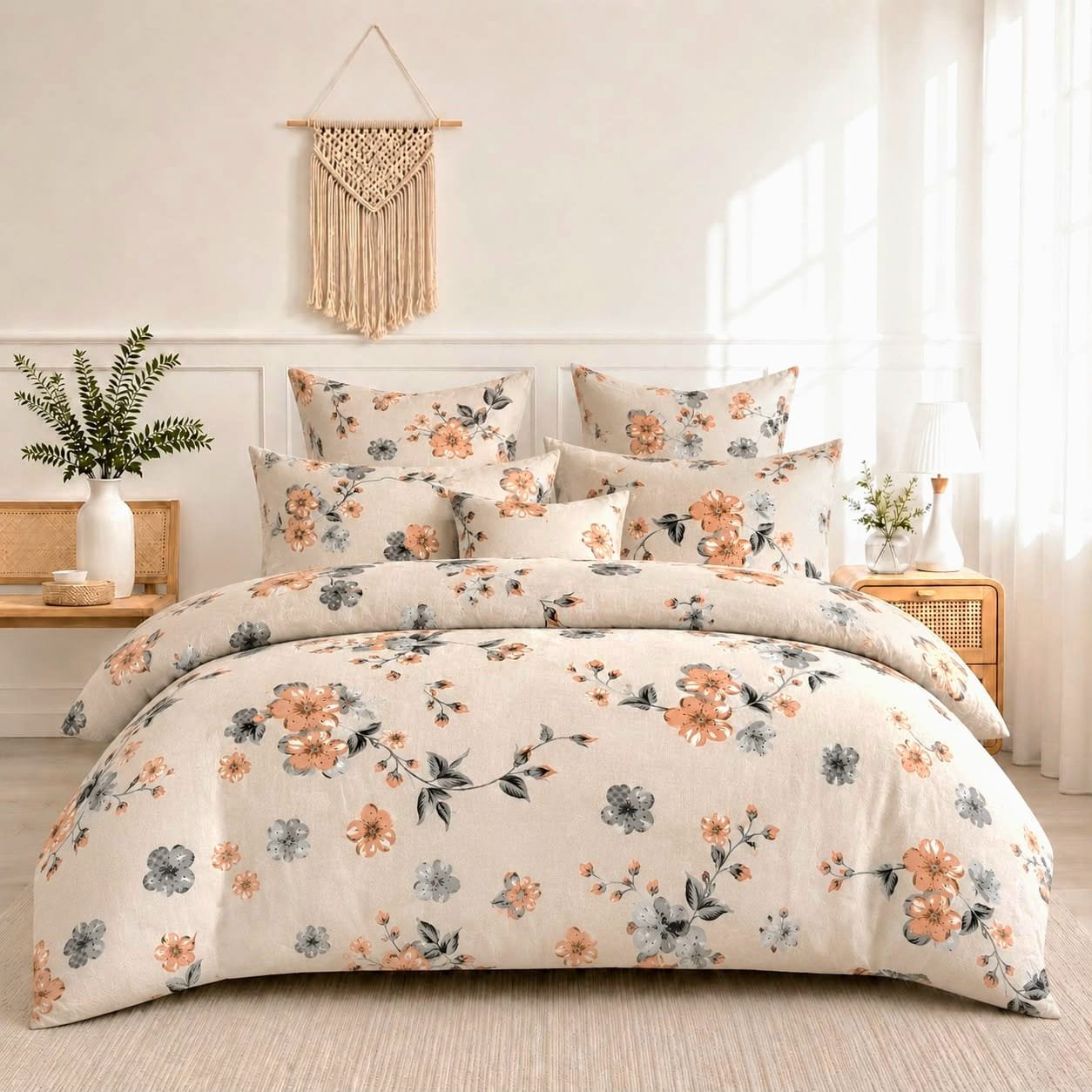 Comfort 5 Cushion Bedsheet Set 