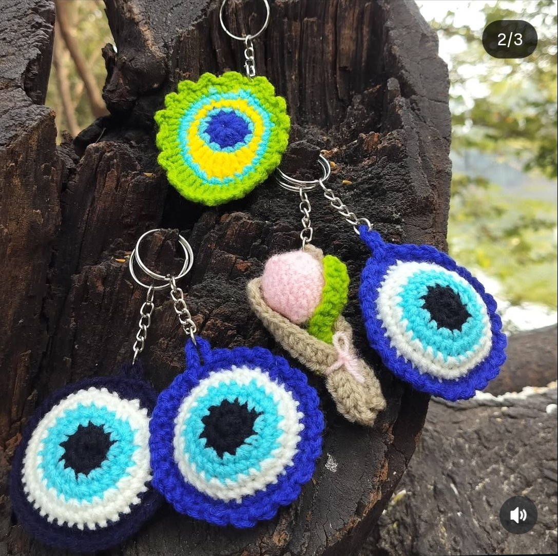  Crochet Keychain Collection