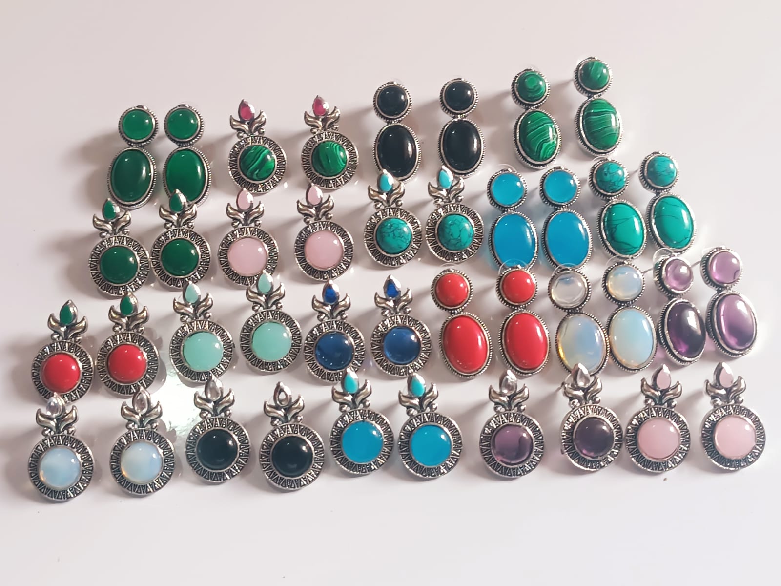 Crystal gamestone earings