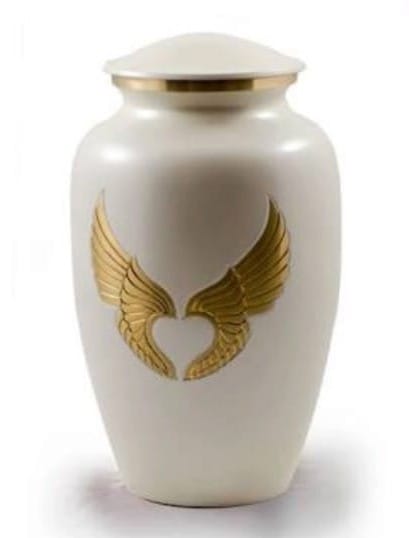 Heart & Wings Cremation Urn