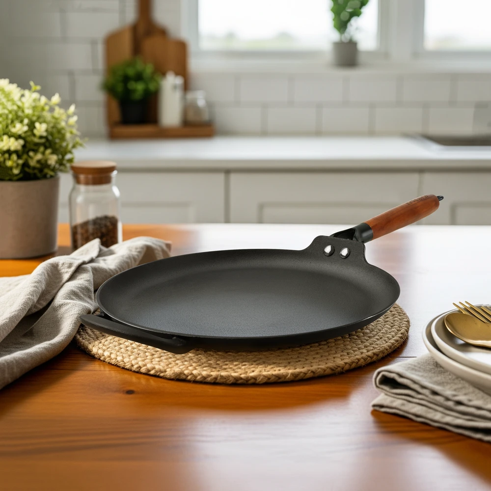 Heritage Cast Iron Dosa Tawa | 30 cm