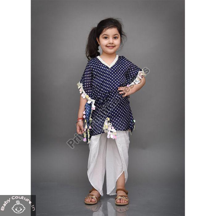 Kids Kaftan with Dhoti Pants