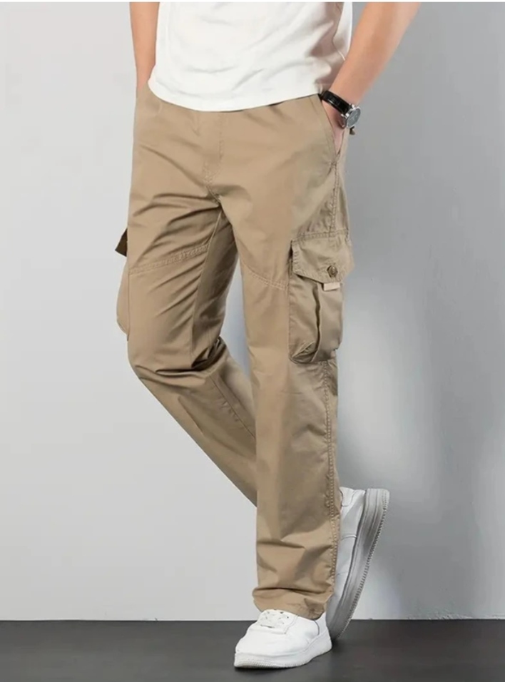 men\'s khaki cargo pants