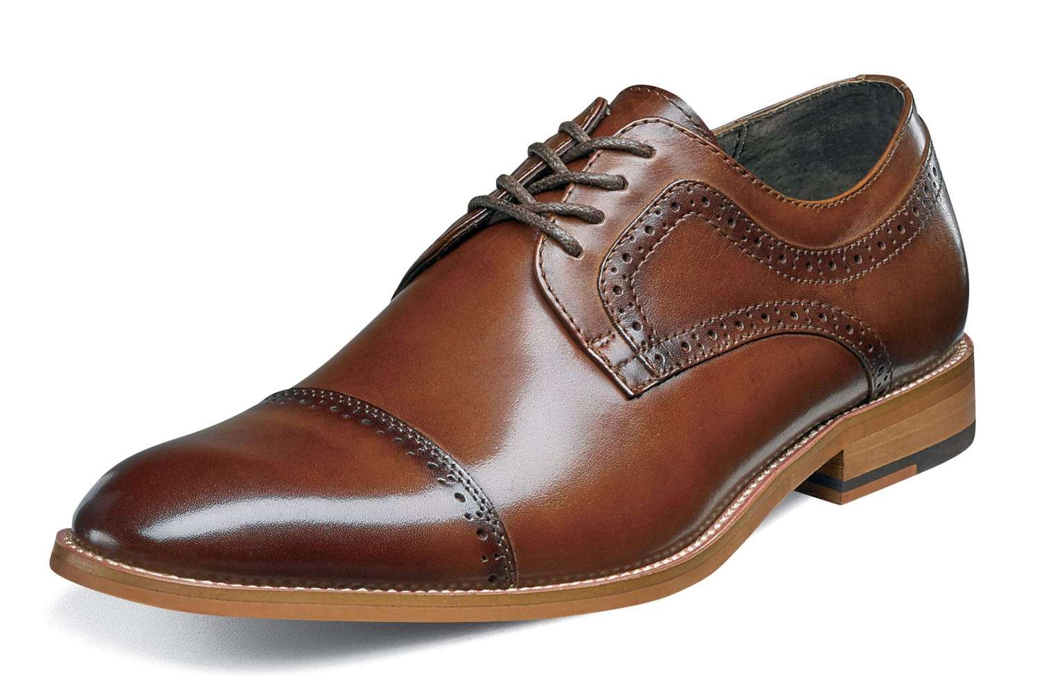 Men’s Leather Formal Shoes (Cap-Toe Oxford)