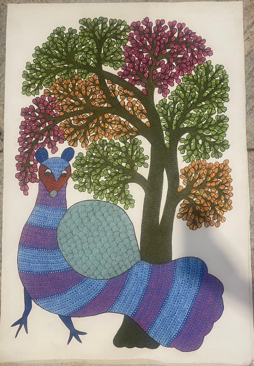 Peacock Painting 