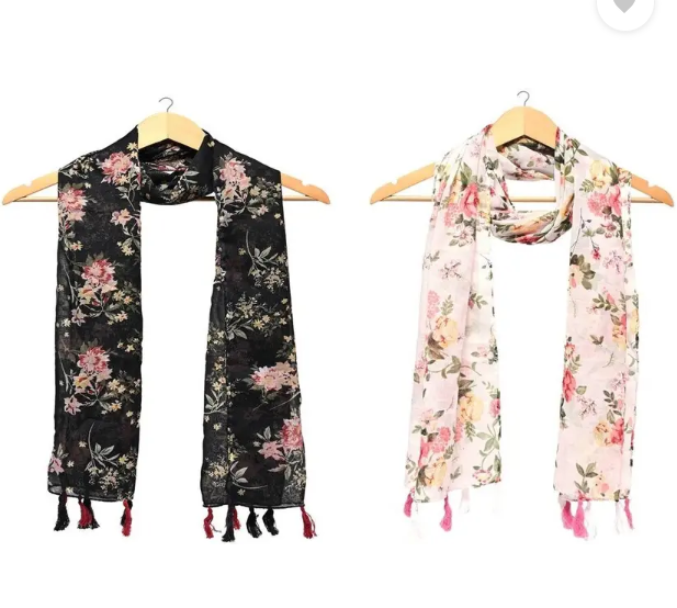 Printed Chiffon Women Scarf, Stole, Fancy Scarf