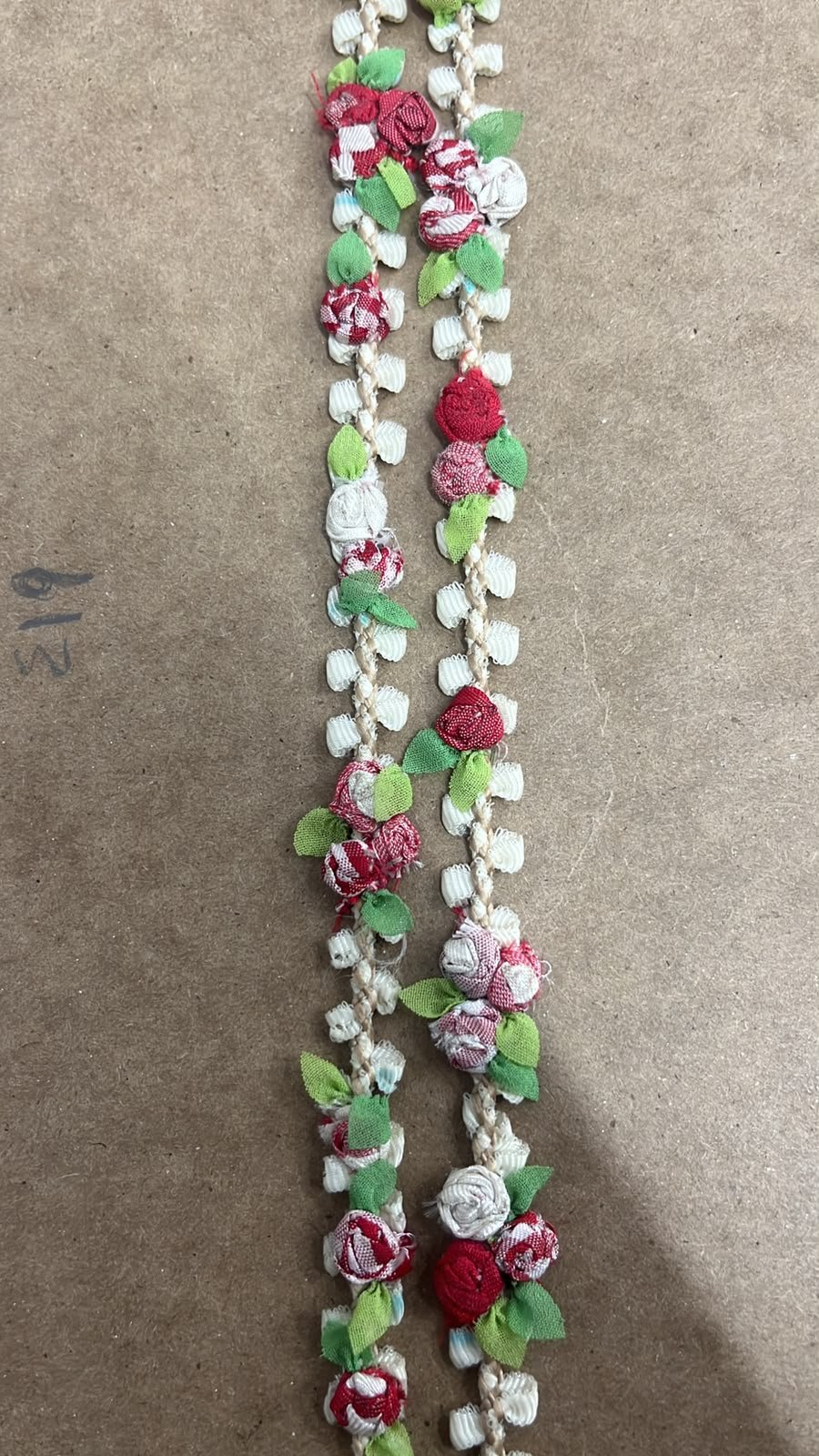 Rose Ribbon Flower Trim