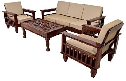 Wooden Sofa Set