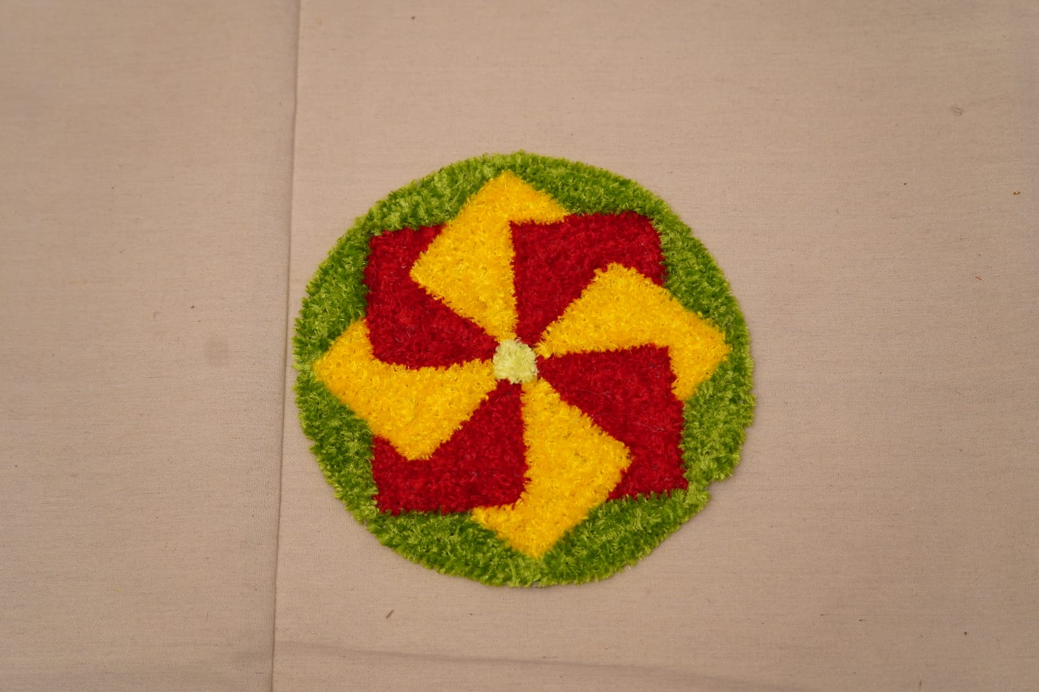 Woolen Rangoli Diya mat